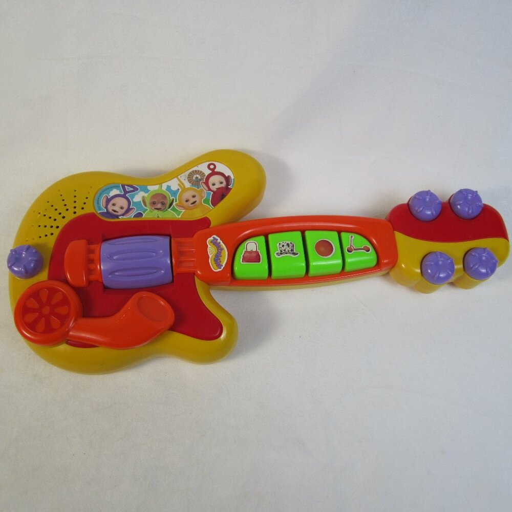 Teletubbies 2016 Toy Guitar Instrument Musical - Makes Sounds - Tested - Works